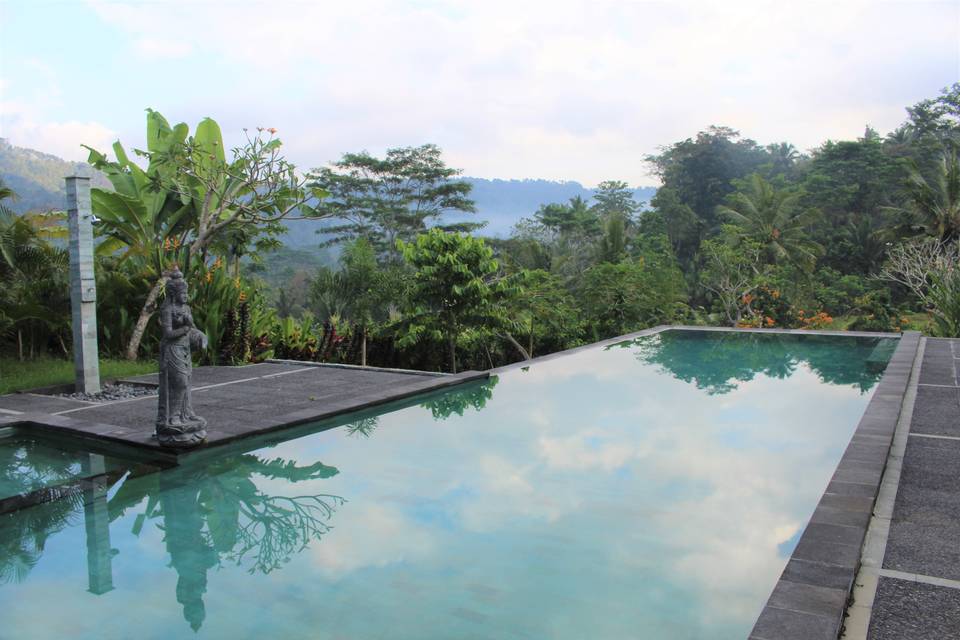 Hotel Alamdhari  in Sidemen  op Bali Indonesi  Van Verre